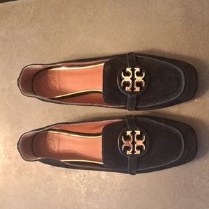 Tory Burch Miller suede Loafer Color Black Size 8M US